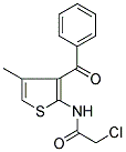 N1-(3-BENZOYL-4-METHYL-2-THIENYL)-2-CHLOROACETAMIDE 结构式