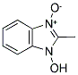 3-Hydroxy-2-methyl-3H-1,3-benzimidazol-1-ium-1-olate 结构式