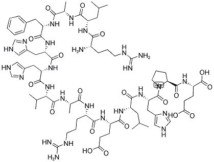 Arg-Leu-Ala-Phe-His-His-Val-Ala-Arg-Glu-Leu-His-Pro-Glu 结构式