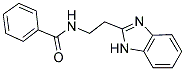 N-[2-(1H-BENZIMIDAZOL-2-YL)ETHYL]BENZAMIDE 结构式