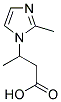 3-(2-METHYL-IMIDAZOL-1-YL)-BUTYRIC ACID 结构式