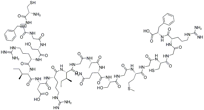 CYS-PHE-GLY-SER-ARG-ILE-ASP-ARG-ILE-GLY-ALA-GLN-SER-GLY-MET-GLY-CYS-GLY-ARG-PHE 结构式