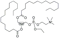 1,2-DIPALMITOYL-SN-GLYCERO-3-ETHYLPHOSPHOCHOLINE(CHLORIDE SALT) 结构式