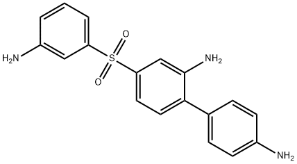 (3-AMINOPHENYL)(2,4'-DIAMINOBIPHENYL-4-YL)SULFONE 结构式