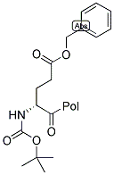 BOC-D-GLU(OBZL)-PAM RESIN 结构式