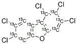 13C12-1,2,3,7,8-PENTACHLORODIBENZOFURAN 结构式