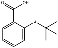 2-叔丁硫基苯甲酸 结构式
