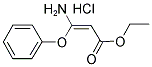 3-AMINO-3-PHENOXY-ACRYLIC ACID ETHYL ESTER HCL 结构式