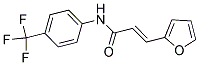 3-(2-FURYL)-N-[4-(TRIFLUOROMETHYL)PHENYL]ACRYLAMIDE 结构式