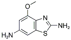 4-METHOXY-BENZOTHIAZOLE-2,6-DIAMINE 结构式