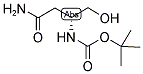 N-BOC-D-ASPARAGINOL-N-BOC-(R)-3-AMINO-4-HYDROXYBUTANOIC ACID AMIDE 结构式