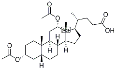 脱氧胆酸二乙酸酯 结构式