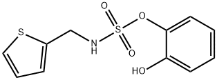 2-HYDROXYPHENYL-N-(2-THIENYLMETHYL)SULFAMATE 结构式