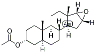 5ALPHA-ANDROSTAN-16ALPHA,17ALPHA-EPOXY-3ALPHA-OL-3-ACETATE 结构式