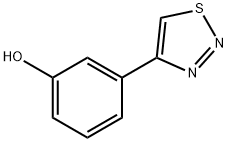 3-(1,2,3-噻二唑-4-基)苯酚 结构式