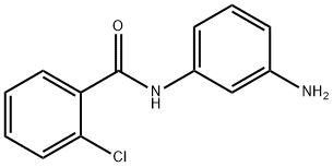 N-(3-氨基苯基)-2-氯苯甲酰胺 结构式