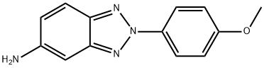 2-(4-甲氧基-苯基)-2H-苯并三唑-5-基胺 结构式