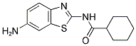 CYCLOHEXANECARBOXYLIC ACID (6-AMINO-BENZOTHIAZOL-2-YL)-AMIDE 结构式