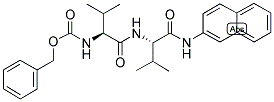 Cbz-L-Val-Val-beta-naphthylamide 结构式