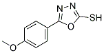 5-(4-METHOXYPHENYL)-1,3,4-OXADIAZOLE-2-THIOL 结构式