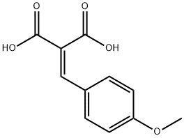 2-(4-METHOXY-BENZYLIDENE)-MALONIC ACID 结构式