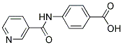 4-[(PYRIDIN-3-YLCARBONYL)AMINO]BENZOIC ACID 结构式