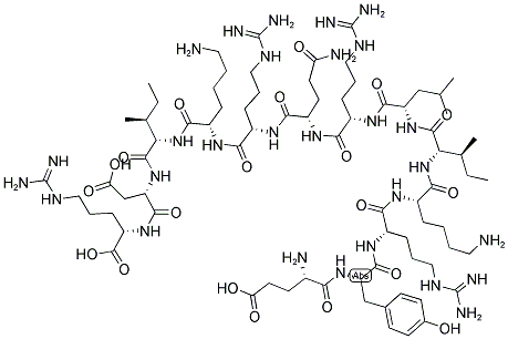 GLU-TYR-ARG-LYS-ILE-LEU-ARG-GLN-ARG-LYS-ILE-ASP-ARG 结构式