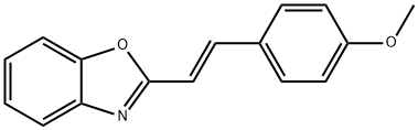2-(4-METHOXYSTYRYL)-1,3-BENZOXAZOLE 结构式