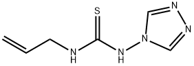 N-ALLYL-N'-(4H-1,2,4-TRIAZOL-4-YL)THIOUREA 结构式