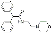 N-(2-Morpholin-4-ylethyl)-2,2-diphenylethanamide 结构式