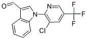 1-[3-CHLORO-5-(TRIFLUOROMETHYL)-2-PYRIDINYL]-1H-INDOLE-3-CARBALDEHYDE 结构式