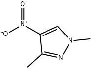 4-硝基-1,3-二甲基吡唑 结构式