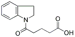 5-(二氢吲哚-1-基)-5-氧代戊酸 结构式