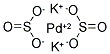 二亚硫酸钯(II)酸钾 结构式