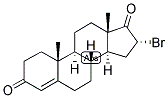 4-ANDROSTEN-16-ALPHA-BROMO-3,17-DIONE 结构式