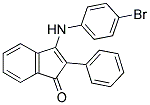 3-((4-Bromophenyl)amino)-2-phenylinden-1-one 结构式