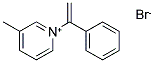 3-METHYL-1-(1-PHENYLVINYL)PYRIDINIUM BROMIDE 结构式