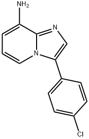 3-(4-氯苯基)咪唑并[1,2-A]吡啶-8-胺 结构式
