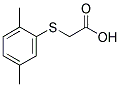 (2,5-DIMETHYL-PHENYLSULFANYL)-ACETIC ACID 结构式