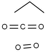 Propane, carbon dioxide, oxygen 结构式