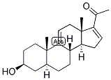 9(11), 16,(5-ALPHA)-PREGNADIEN-3-BETA-OL-20-ONE 结构式