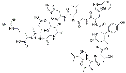 VAL-ILE-THR-THR-TYR-TRP-GLY-LEU-HIS-THR-GLY-GLU-ARG 结构式