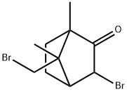 (3S)-3-溴-7-(溴甲基)-1,7-二甲基双环[2.2.1]庚烷-2-酮 结构式