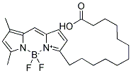 4,4-DIFLUORO-5,7-DIMETHYL-4-BORA-3A,4A-DIAZA-S-INDACENE-3-DODECANOIC ACID 结构式