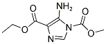 4-Ethyl 1-methyl 5-amino-1H-imidazole-1,4-dicarboxylate 结构式