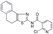 N3-(4,5-DIHYDRONAPHTHO[1,2-D][1,3]THIAZOL-2-YL)-2-CHLORONICOTINAMIDE 结构式