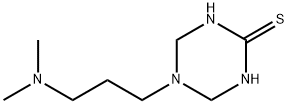 5-[3-(DIMETHYLAMINO)PROPYL]-1,3,5-TRIAZINANE-2-THIONE 结构式