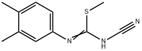 4-([(CYANOIMINO)(METHYLSULFANYL)METHYL]AMINO)-1,2-DIMETHYLBENZENE 结构式