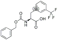 N-ALPHA-CARBOBENZOXY-L-(3-TRIFLUOROPHENYL)ALANINE 结构式