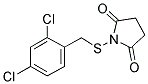 2,4-DICHLOROBENZYLTHIOSUCCINIMIDE 结构式